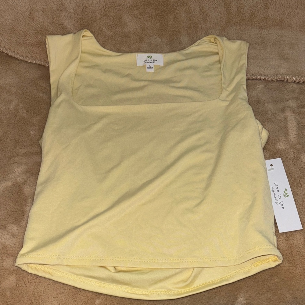 Sunny Yellow Tank Top
